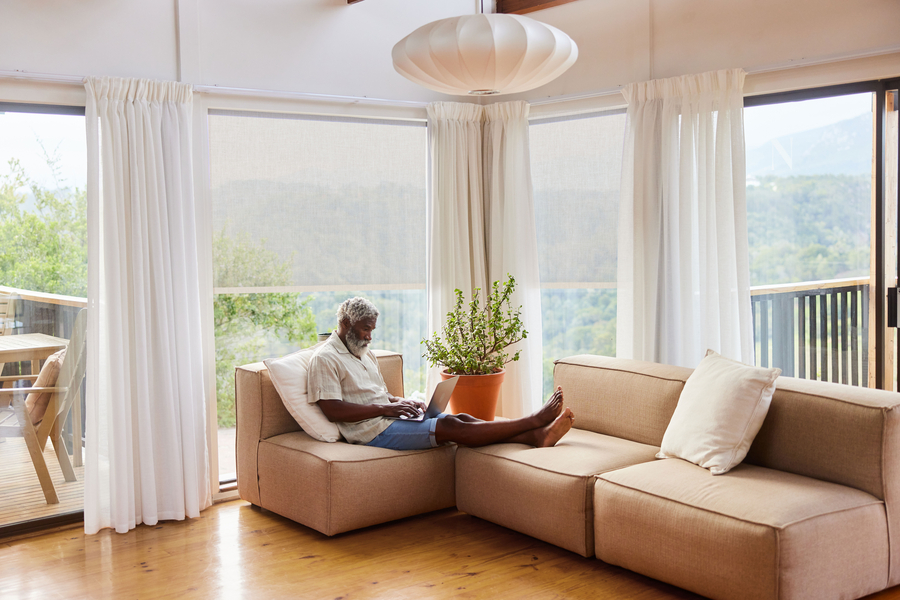 Elegant Automated Shades that Complement Modern Interiors